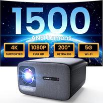 CASIRIS OmniStar L80 "Bluetooth" projektorius 4K 1500 ANSI Full HD 1080P Automatinis fokusavimas 30 W garsiakalbis išmaniajam telefonui HDMI USB