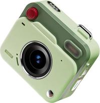 CCD mini retro skaitmeninis fotoaparatas, 48MP nešiojamasis studentų mažas fotoaparatas 1080P FHD kompaktiškas skaitmeninis fotoaparatas su 1,7 colio LCD ekranu vaikams, mergaitėms, berniukams (žalias)