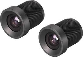 CCTV kameros objektyvas 3,6 mm židinio nuotolio 720P F2.0 1/3" plataus kampo, skirtas CCD kameroms, 2 vnt.