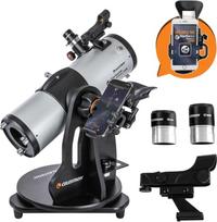 Celestron 22480 StarSense Explorer 114 mm Smartphone-App-fähiges Dobson-Tischteleskop mit StarSense-App, damit Sie Nebel, Planeten und mehr finden können - mit iPhone/Android kompatibel