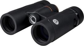 Celestron 71403 "TrailSeeker ED" 10 x 32 stoginės prizmės žiūronas, plačiajuostis daugiasluoksnis lęšis, BaK-4 prizmės stiklas, juodas