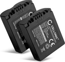 CELLONIC 2 x baterija fotoaparatui, suderinama su "Panasonic Lumix DMC-FZ18", "Lumix DMC-FZ28", "Lumix DMC-FZ50", CGA-S006 - (750 mAh, 7,4 V)