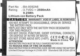 CELLONIC, brūkšninių kodų skaitytuvo baterija, suderinama su "Cipherlab RS31" (2500 mAh, 3,7 V)