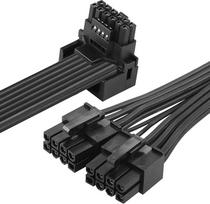 CERRXIAN 1FT ATX3.0 12VHPWR į 3x 8Pin maitinimo kabelis, PCI-e 5.0 12VHPWR ATX3.0 600W 16 Pin Male į 3x8Pin (6+2) Female kabelis, skirtas vaizdo plokštės GPU 12+4Pin RTX 3090Ti 4070Ti 4080 4090 2x8 Pin M-0.7M)