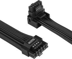 CERRXIAN 2,3 pėdų ATX3.0 12VHPWR maitinimo kabelis, PCI-e 5.0 12VHPWR ATX3.0 600W 16 kontaktų vyriškas-vyriškas didelės srovės maitinimo kabelis, skirtas vaizdo plokštės GPU 12+4 kontaktų Nvidia Nvidia 4000 serijos ir RTX 3000 FE GPU tipui
