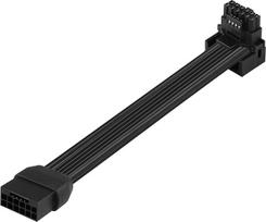 CERRXIAN 1FT ATX3.0 12VHPWR prailginimo kabelis, PCI-e 5.0 12VHPWR ATX3.0 600W 16 kontaktų moteriško ir vyriško tipo maitinimo kabelis, skirtas vaizdo plokščių GPU 12+4pin RTX 3090Ti 4070Ti 4080 4090 (A tipo)
