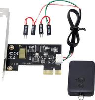 CERRXIAN PCIe belaidis kompiuterio nuotolinio valdymo jungiklis, 2.4G belaidis nuotolinis kompiuterio maitinimo / atstatymo jungiklio valdymas
