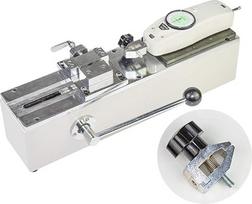 CGOLDENWALL Rankinis horizontalus jėgos matuoklio bandymų stendas Skaitmeninis ekranas "Push Pull Force Meter" bandymų bankas (laikiklis + 100N rodyklės jėgos matuoklis)