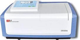CGOLDENWALL UV regimasis spektrofotometras L5S Spektrometras Šviesos matuoklis su nuskaitymo funkcija Šiluminis ploteris USB sąsaja Laboratorinis spektrometras analizatorius Bangos ilgio diapazonas: 190 ~ 1100 nm Juostos plotis: 2 nm