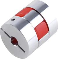 CHANCS D30L35 Didelio stiprumo lanksti jungtis Aliuminio lydinio slyvos modelio variklio veleno jungtis su vidiniu 15 mm skersmeniu, skirta žingsniniam servo varikliui