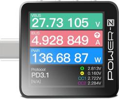 ChargerLAB Power-Z KM003C Nešiojamas USB-C greitojo įkrovimo testeris PD3.1 QC5.0 Skaitmeninis voltmetras ir ampermetras Srovės testeris