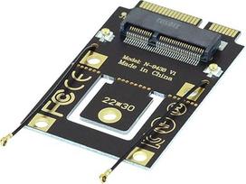 chenyang CY M.2 Key-A NGFF į Mini PCI-E PCI Express konverteris adapteris, skirtas 9260 8265 7260 AC Wifi Bluetooth belaidžio ryšio kortelei