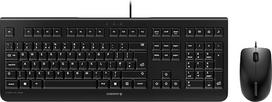 CHERRY DC 2000 laidinės klaviatūros ir pelės rinkinys Britų išdėstymo QWERTY klaviatūra Blue Angel GS Approved Black