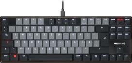 CHERRY KC 500 MX LP TKL, mechaninė žemo profilio klaviatūra be skaičių klaviatūros, vokiškas išdėstymas (QWERTZ), laidinė (USB-A), MX LP 2.0 Ivory jungikliai, juoda
