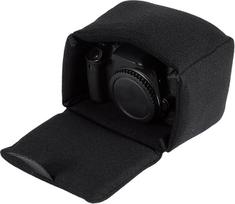 CHICIRIS aksominis DSLR fotoaparato krepšys, apsaugantis nuo įbrėžimų ir smūgių, nešiojamas, neslystantis, 1 x DSLR fotoaparato krepšys (juodas)