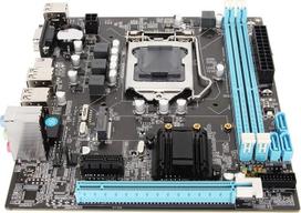 ciciglow Micro ATX pagrindinė plokštė LGA1155 lizdui Dviejų kanalų DDR3 M.2 NVMe NGFF 3 fazių maitinimo šaltinis HD VGA išvestis