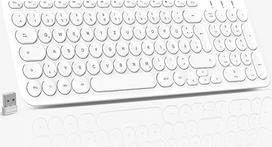 cimetech belaidė klaviatūra, itin plona, vokiška, QWERTZ išdėstymo, įkraunama, USB jungtimi, 2,4 GHz belaidė klaviatūra su daugialypės terpės klavišais, suderinama su asmeniniu kompiuteriu, kompiuteriu, nešiojamuoju kompiuteriu, nešiojamuoju kompiuteriu,