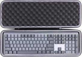 co2CREA dėklas Kietas kelioninis apsauginis dėklas "Logitech MX Mechanical Wireless Illuminated Performance" klaviatūrai, tik krepšys
