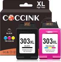 COCCINK 303XL spausdintuvo kasetės HP 303, skirtos HP Envy Inspire 7220e 7920e 7900e 7200e 7221e Envy Photo 6220 6200 6230 7100 7820 7834 7134 7830 6232 712 0 713 0 7132 7800 HP 303 XL juodos ir