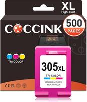 COCCINK 305XL, skirta HP 305 spausdintuvui Kasetės, skirtos HP DeskJet 2820e Kasetės, skirtos HP DeskJet 2800e 4200e 4220e 4230e 4222e 2823e 4210e 2810e 2822e 2821e Envy 6000 6032e 6432e 6020e Spalvotam HP 305 XL