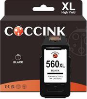 COCCINK PG-560 XL (1 juoda) atkurtos spausdintuvo kasetės, skirtos "Canon 560XL" spausdintuvui PIXMA TS5350 TS5351 TS5351a TS5352 TS5353 TS7450 TS7450a TS7450i TS7451 TS7451a TS7451i Spausdintuvas