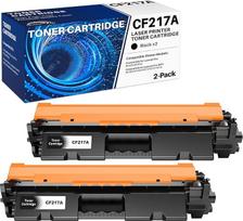 colorfly 17A CF217A toneris suderinamas su HP 17A CF 217A toneriu su "LaserJet Pro M102A M102W HP LaserJet Pro MFP M130a M130nw M130fn M130fw spausdintuvu (juodas, 2 vnt.)