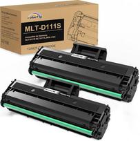 colorfly MLT D111S toneris suderinamas su Samsung D111S MLT-D111L D111S spausdintuvo kasete, skirta Samsung Xpress M2070 M2070W M2070FW M2026W M2026 M2022W SL-M2070W SL-M2026W SL-M2026W SL-M2026 (juoda, juoda, 2 pakuotės)