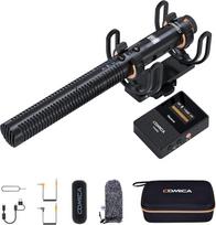 COMICA VM30 belaidis šaudyklinis mikrofonas fotoaparatui Superkardioidinis kryptinis mikrofonas Fotoaparato mikrofonas su 3,5 mm ir USB-C, skirtas DSLR, vaizdo kamerai, kompiuteriui ir "Android", idealiai tinka "YouTube", podcast'ams ir interviu