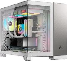 Corsair CC-9011289-Ww Kompiuterių korpusas Midi Tower Grigio, Bianco (Corsair 2500x Micro Atx Case Wht/Grey)