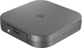 CORSAIR EX300U 1 TB nešiojamasis išorinis USB-C SSD diskas - USB 3.2 Type-C Gen2 prievadai, "Plug and Play", "MagSafe", su kabeliu - "Windows PC", "macOS", "iOS", "iPadOS", "Android" - pilkas