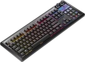 CORSAIR GALLEON 100 SD RGB mechaninė laidinė žaidimų klaviatūra - QWERTY, integruota "Elgato Stream Deck", iš anksto sutepta MLX Pulse Thocky Hotswappable PBT Double-Shot jungikliais, FlashTap SOCD, 8000