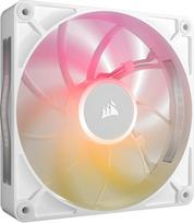 CORSAIR iCUE LINK RX140 MAX RGB 140 mm PWM storio ventiliatorius - didelis statinis slėgis - magnetinis kupolo guolis - vienas ventiliatorius - baltos spalvos