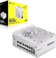 CORSAIR RM1200x SHIFT visiškai modulinis ATX maitinimo šaltinis - "80 PLUS Gold" - ATX 3.1 - PCIe 5.1 - nulinės apsukos - modulinė šoninė sąsaja - baltos spalvos