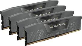 CORSAIR VENGEANCE DDR5 RAM 64GB (4x16GB) iki 5600MHz CL36 AMD EXPO Intel XMP 3.0 staliniams kompiuteriams skirta atmintis - pilka (CMK64GX5M4B5600Z36)
