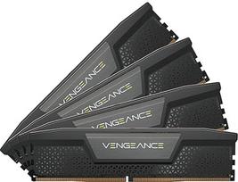 CORSAIR Vengeance DDR5 RAM 96GB (4x24GB) iki 6000MHz CL30 "Intel XMP 3.0" staliniams kompiuteriams skirta atmintis - juoda (CMK96GX5M4B6000C30)