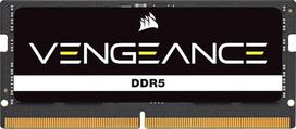 CORSAIR Vengeance SODIMM DDR5 RAM 16GB (1x16GB) iki 4800MHz CL40-40-40-77 1.10V Intel XMP 3.0 atmintis nešiojamiesiems kompiuteriams - juoda (CMSX16GX5M1A4800C40)