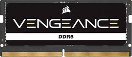 CORSAIR Vengeance SODIMM DDR5 RAM 32GB (1x32GB) 5200MHz C44-44-44-84 1.10V Intel XMP 3.0 atmintis nešiojamiesiems kompiuteriams - juoda (CMSX32GX5M1A5200C44)