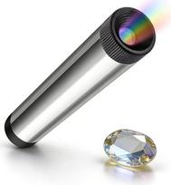 COYEUX Handliches Edelstein-Prismenspektroskop, Beugungsspektroskop mit 8-mm-Okular, klare optice Sicht zum Ablesen von Absorptionslinien zur Edelsteinidentifizierung