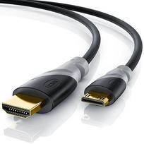 CSL Mini HDMI kabelis 1.4a Ultra HD Full HD 3D Ethernet 1080p 2160p 4k su 30 Hz trigubu ekranavimu