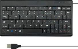 CUQI USB mini klaviatūra, "pasidaryk pats" eksperimentinė mini klaviatūra žaidimams, USB sąsaja TV dėžutei, "Windows" kompiuteriui, "Raspberry Pi", "Windows 10/8/7", (juoda)