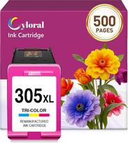 Cyloral 305XL, skirtas HP 305 spausdintuvui Kasetės, skirtos HP DeskJet 2820e Kasetės, skirtos HP DeskJet 2800e 4200e 4220e 4222e 4210e 4230e 2810e 2822e 2821e 2823e Envy 6000 6032e 6432e 6020e Spalvotam HP 305 XL