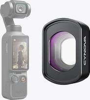 CYNOVA Osmo Pocket 4 Weitwinkelobjektiv für DJI Osmo Pocket 4,Magnetische DJI Pocket 4 Wide Angle Lens mit Pocket 4/3,112°Ultraweitwinkel Aluminiumrahmen,Osmo Pocket 4/3/Xtra Muse Zubehör