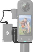 CYNOVA "Insta360 X4" priedų "Cold Shoe" laikiklis, belaidžio mikrofono laikiklis, mikrofono laikiklis, suderinamas su "Insta 360 X4/X3", tinka DJI MIC 2 Lavalier mikrofonui (netinka Mic Mini)