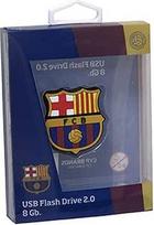 CYPBRANDS Unisex Youth Pendrive USB atmintinė Rubber16GB Crest FC Barcelona Blue/Wine Red 16GB
