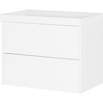 Baltos spalvos matinis pakabinama spintelė po kriaukle 81x65 cm Bodera – Germania