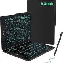 Czemo LCD rašymo lenta, 14,3 colio sulankstoma LCD piešimo lenta suaugusiesiems, biurui, skaitmeninė piešimo lenta su 0,5 mm vienspalvėmis linijomis, piešimo bloknotas užrašams, atmintinėms, darbų sąrašams, eskizams
