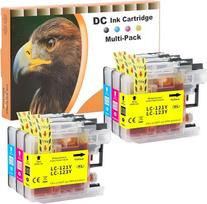 D&C 6 x spausdintuvo kasetės, suderinamos su Brother LC-123 LC123 XL, skirtos MFC-J6720DW MFC-J6920DW MFC-J870DW DCP-J132W DCP-J152W DCP-J172W DCP-J4110DW DCP-J552DW DCP-J752DW MFC-J245 J4510DW J4610 DW