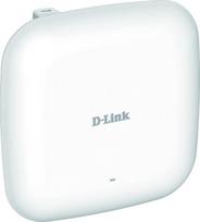 D-Link DAP-X2810 AX1800 "Wi-Fi" 6 dviejų dažnių PoE prieigos taškas (vidinis, 802.11ax, OFDMA, MU-MIMO, keli darbo režimai, WPA3, Gigabit Ethernet, centralizuotas valdymas)