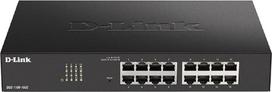 D-Link DGS-1100-16V2/E 16 prievadų gigabitinis išmanusis komutatorius (10/100/1000Mbps, lengvai prijungiamas ir paleidžiamas, be ventiliatoriaus)