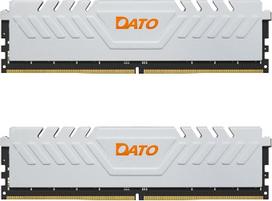 DATO 32GB rinkinys (2 x 16GB) RAM DDR5 6000 MHz su radiatoriumi PC5-48000 CL38 1.35 V 288Pin Non-ECC UDIMM žaidimų atmintis staliniams kompiuteriams Extreme White